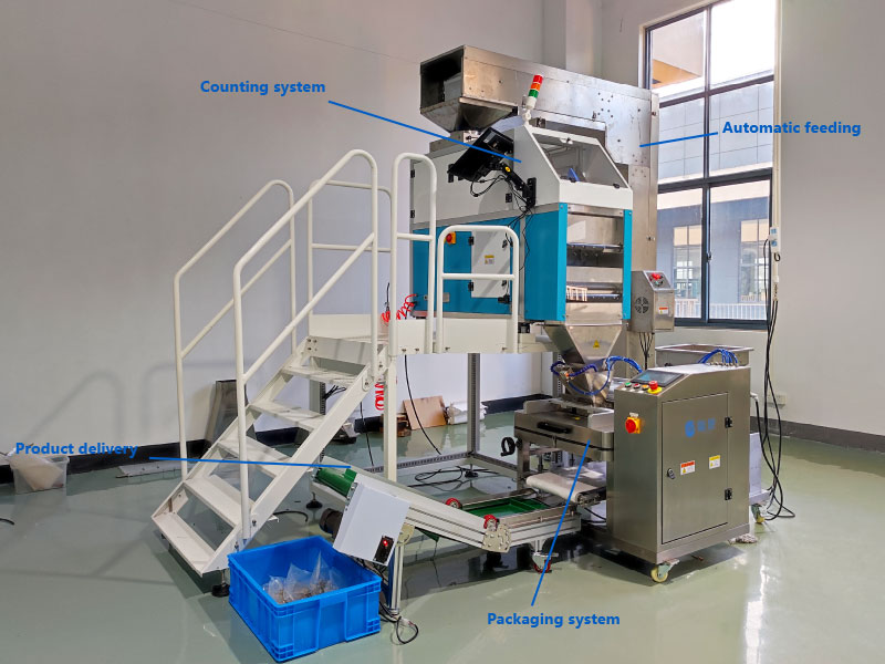 screw counting and packaging machine