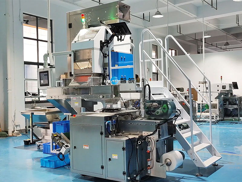 zipper vision counting and packaging machine